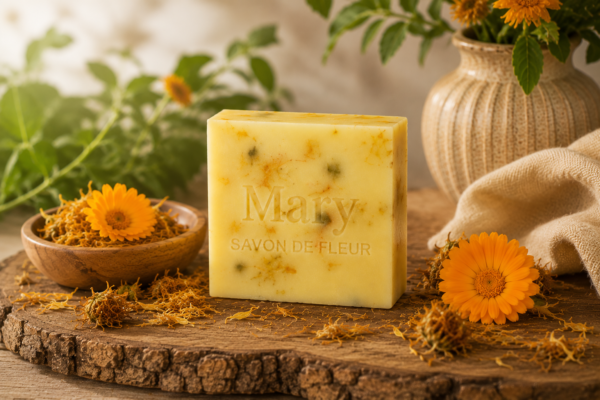 Savon de fleur de calendula Mary